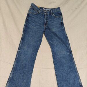 Wrangler Retro Jeans Women's 18 Reg Blue Relaxed Boot Cut Western Cowgirl NWT